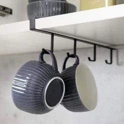 Accroche tasses noir pour placard