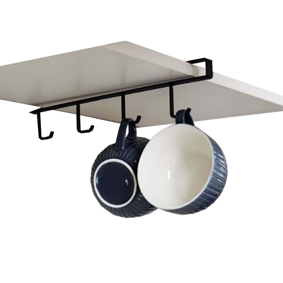 Accroche tasses noir pour placard