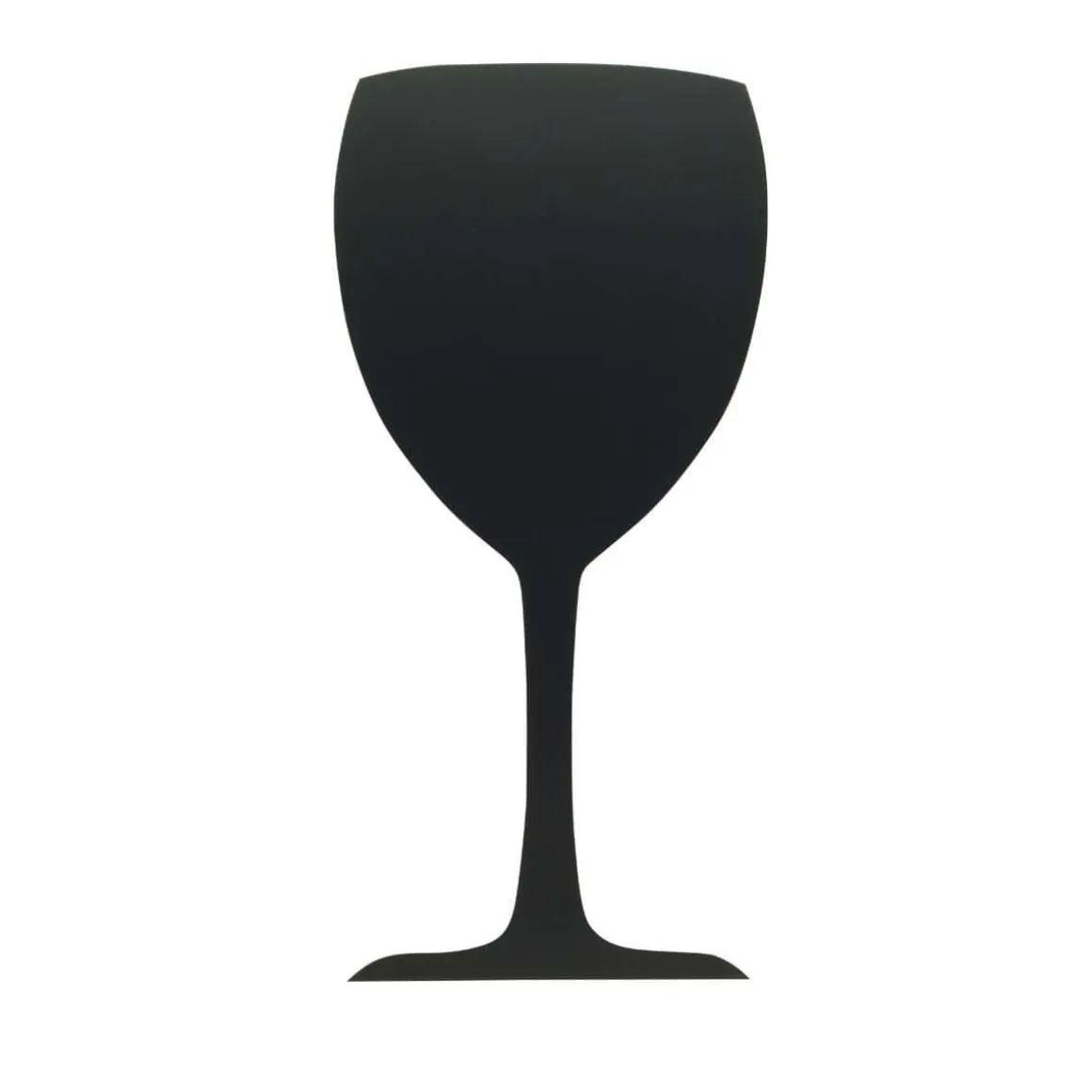 Ardoise murale en forme de verre