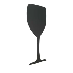 Ardoise murale en forme de verre