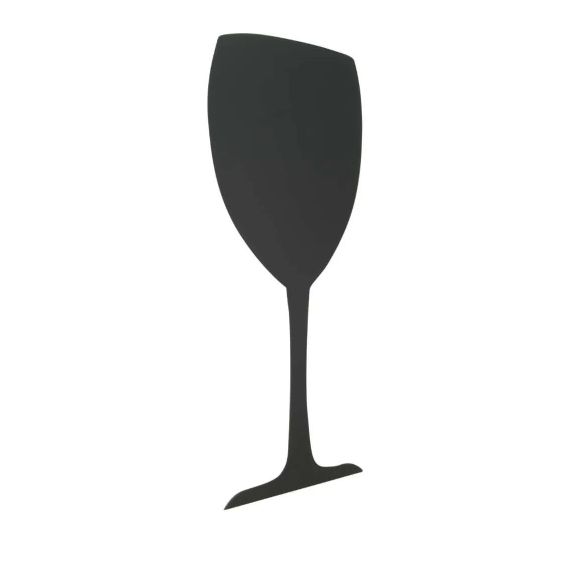 Ardoise murale en forme de verre
