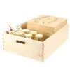 Bac de rangement en bois pour cuisine M