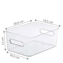 Bac de rangement transparent pour réfrigérateur M