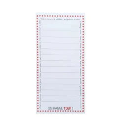 Bloc notes liste de course
