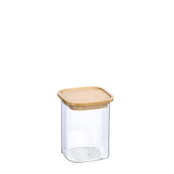 Bocal carré en verre 900 ml