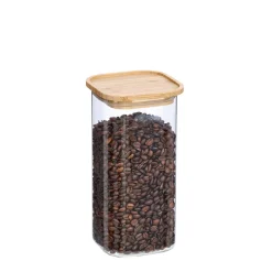 Bocal de conservation carré en verre 1,6 L