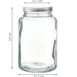 Bocal en verre épais 5 litres