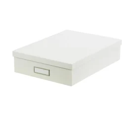 Boîte A4 en carton blanc