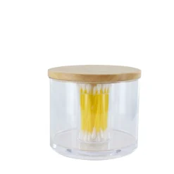 Boîte à coton tiges et coton