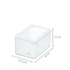 Boîte de rangement alimentaire empilable en plastique 1,65 litres