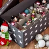Boîte de rangement à compartiments pour boules de Noël