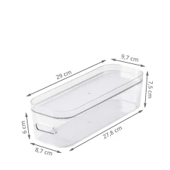 Boîte de rangement transparente pour maquillage