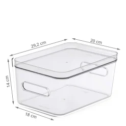 Boîte de rangement transparente pour réfrigérateur M
