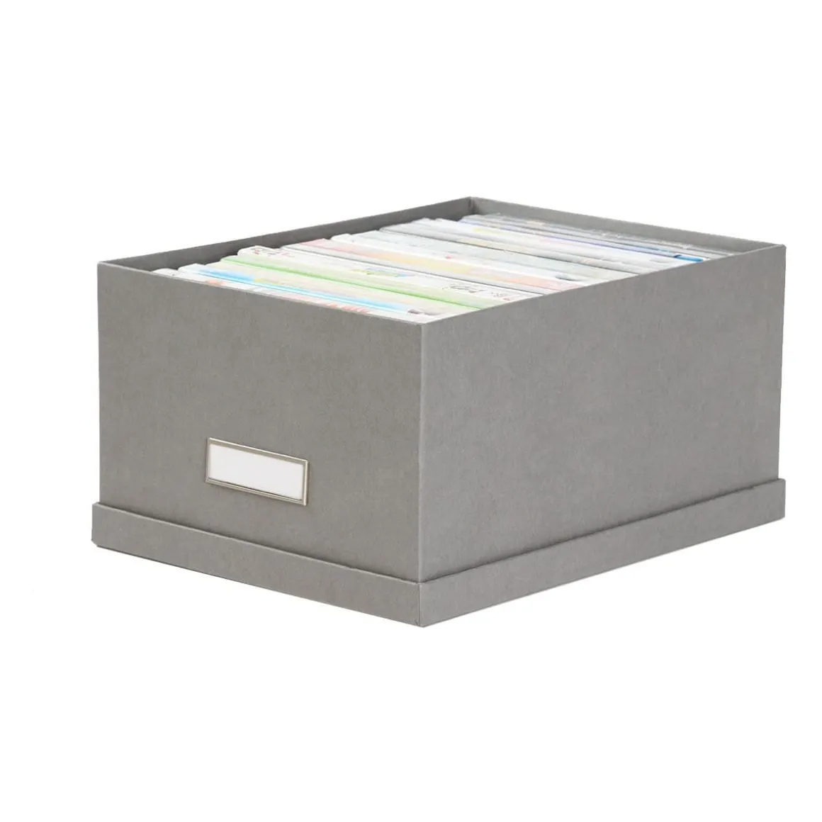 Boîte à DVD en carton gris flanelle