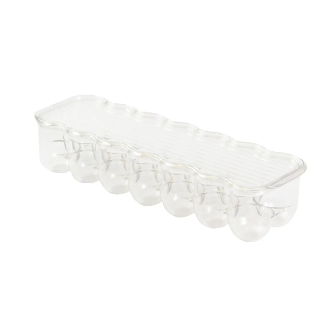Boîte à 14 oeufs en plastique transparent