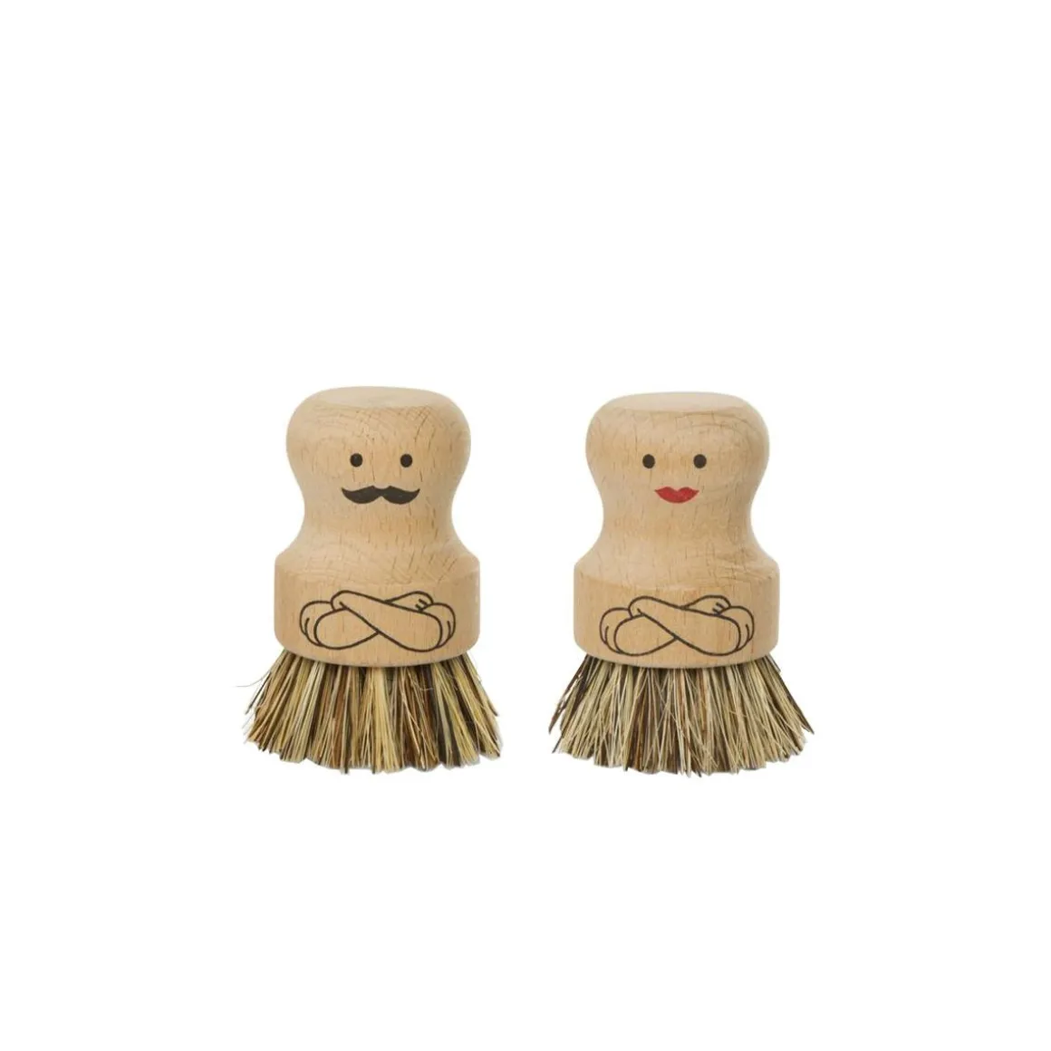 2 brosses à casseroles amusantes