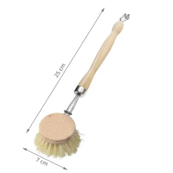 Brosse à vaisselle en bois à tête rechargeable