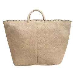 Cabas de courses en toile de jute
