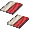 2 cagettes pliables en plastique multicolore M