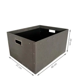 Caisse de rangement en carton 40 cm