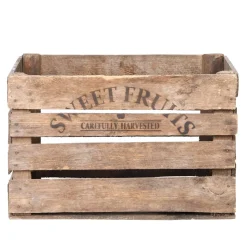 Caisse en bois rustique