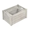 Caisse en bois vieilli. M