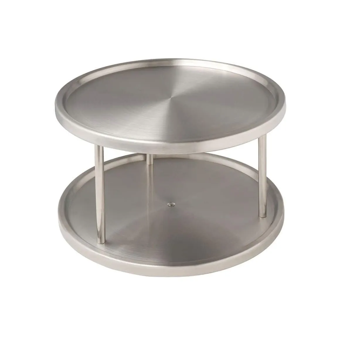 Carrousel de cuisine en inox à 2 niveaux