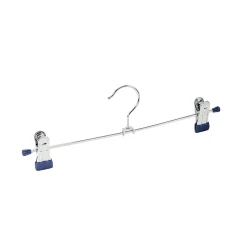 2 cintres métalliques à pinces de 40 cm