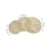 3 couvercles alimentaires en coton bio S