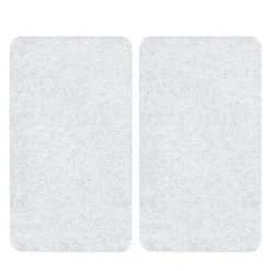 2 couvre plaques de cuisson transparentes