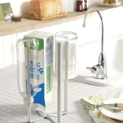 Égouttoir à bouteilles pliable