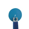 Grand crochet aimanté bleu et rond