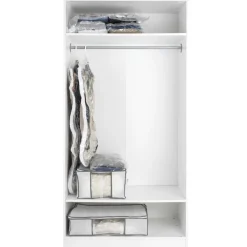 Housse de rangement sous vide blanche avec sangles (L)