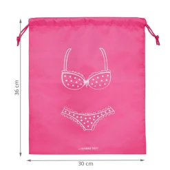 Housse de voyage pour lingerie femme rose