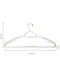 Lot de 2 cintres en plastique antiglisse