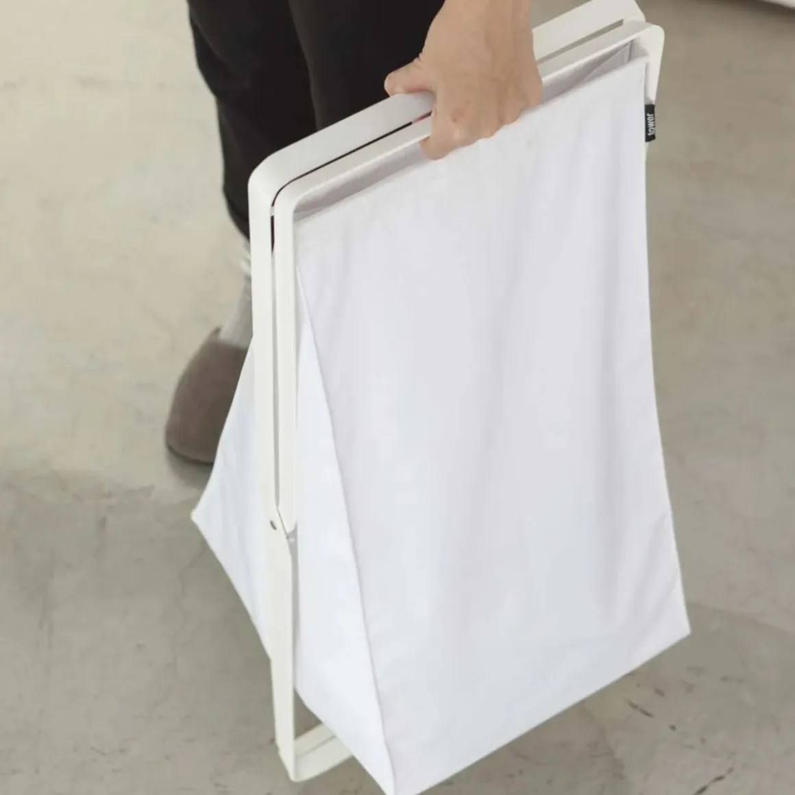 Panier à linge transportable
