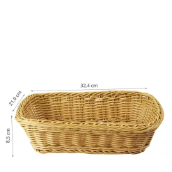 Panier à pain tressé et lavable. Taille M