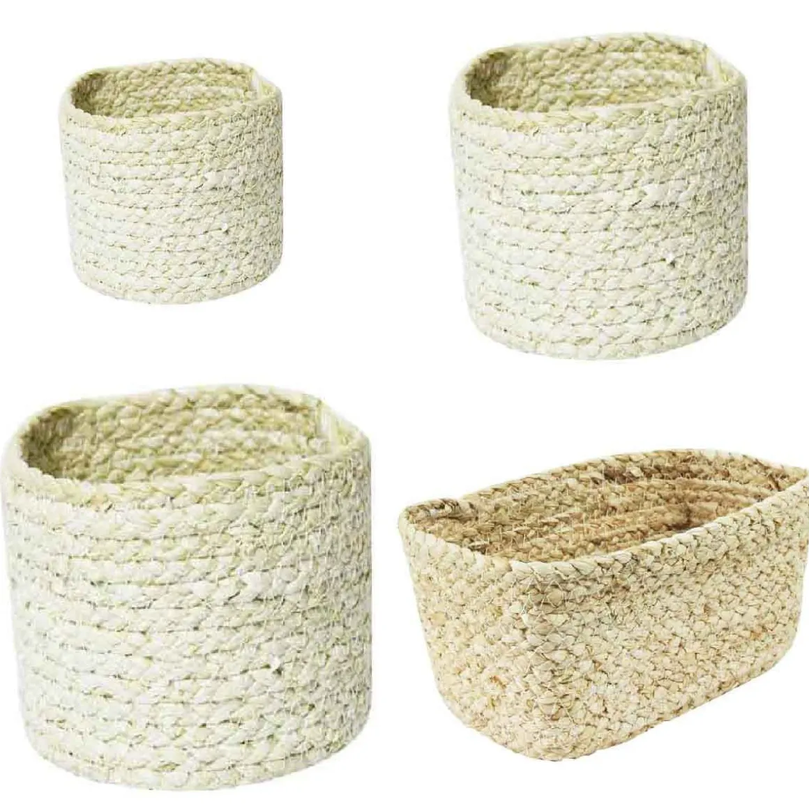 Panier rond pour salle de bain L