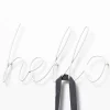 Patère blanche Hello
