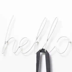 Patère blanche Hello