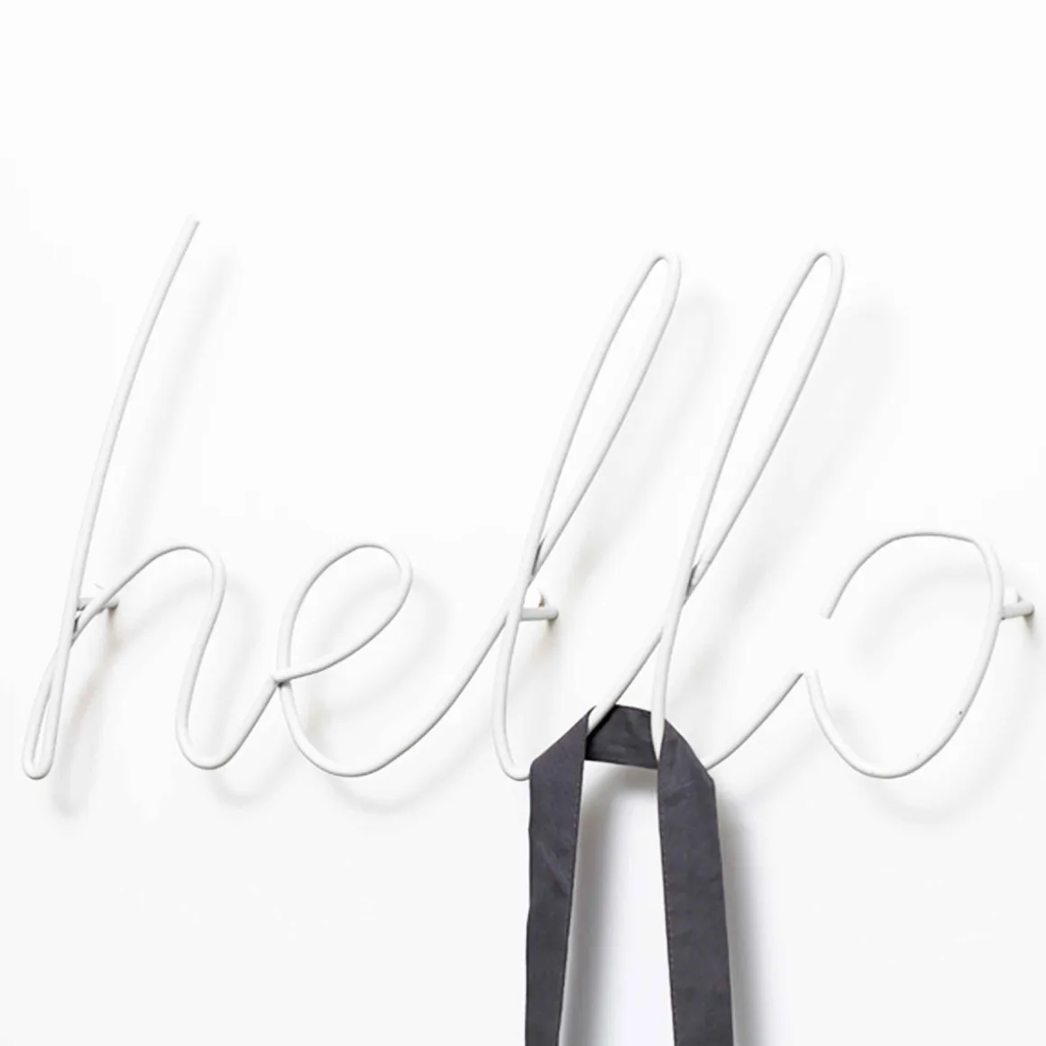 Patère blanche Hello