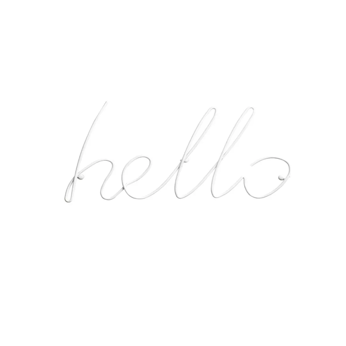 Patère blanche Hello
