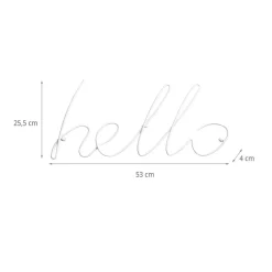 Patère blanche Hello