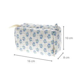 Petite trousse de toilette matelassée