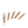 50 pinces à linge en bois FSC