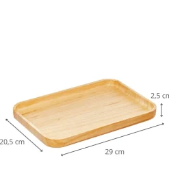 Plateau de rangement en bois