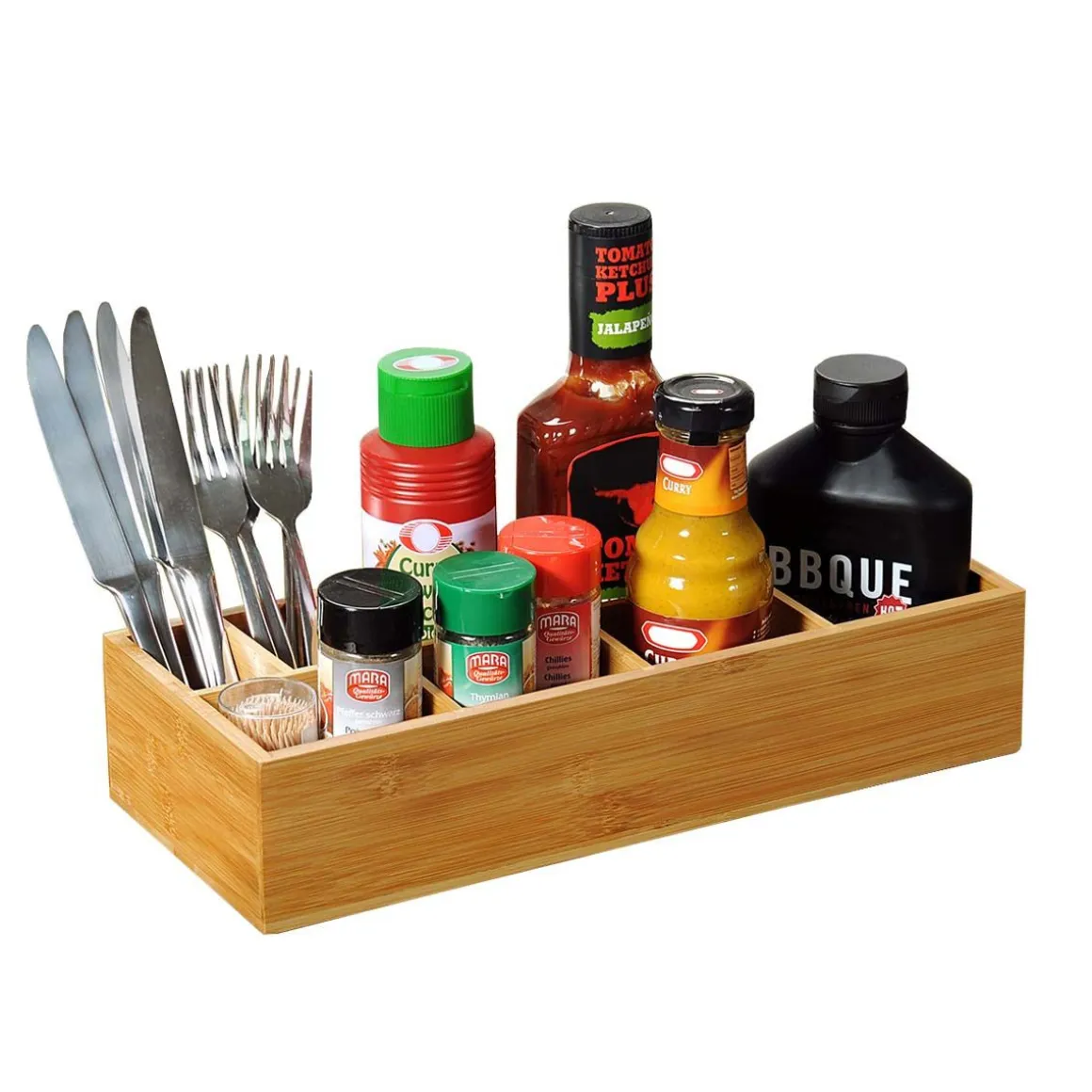 Plateau de rangement pour assaisonnement barbecue