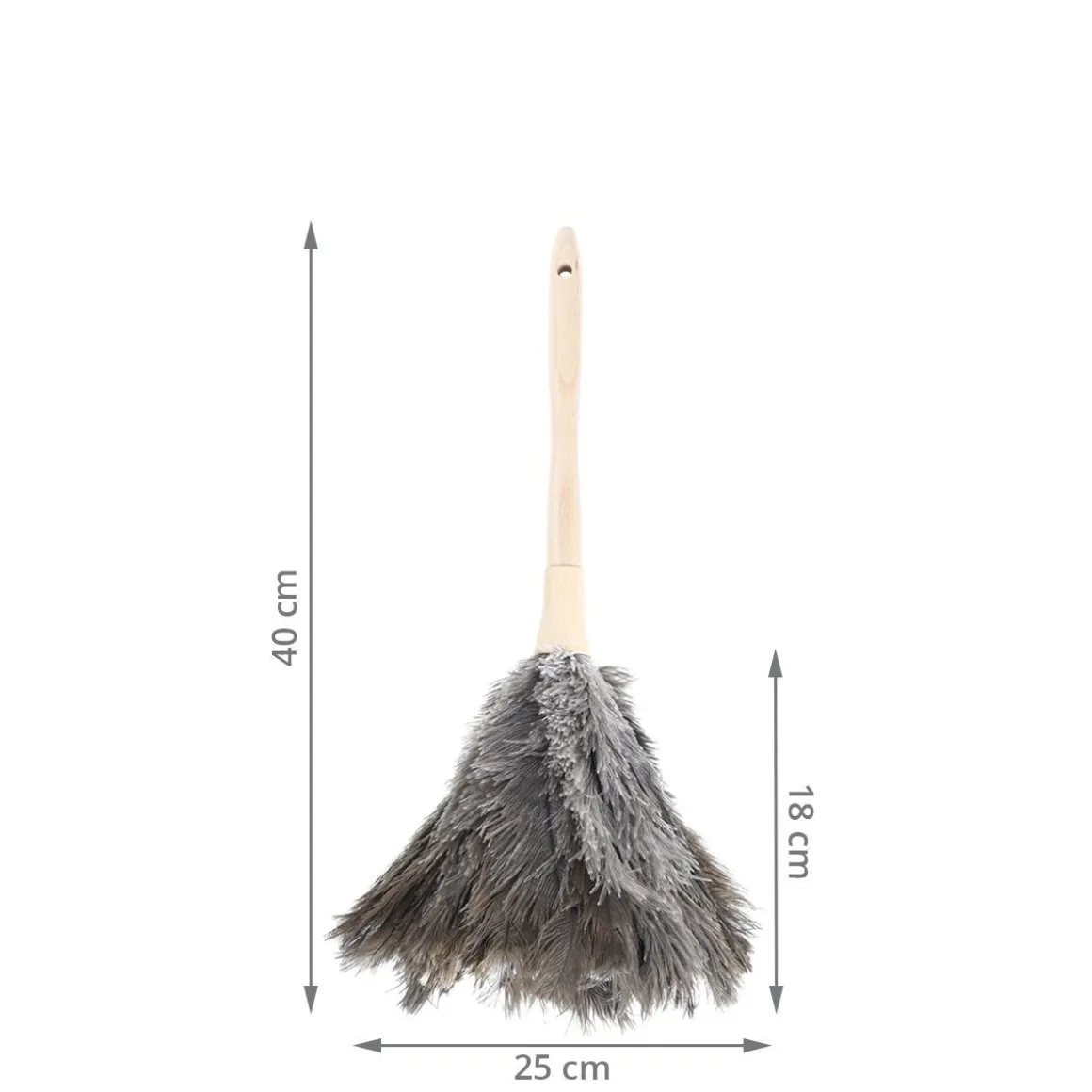 Plumeau de ménage en bois