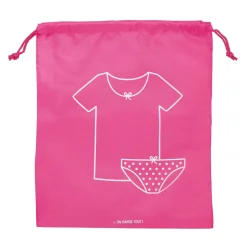 Pochette rose pour sous-vêtements fille