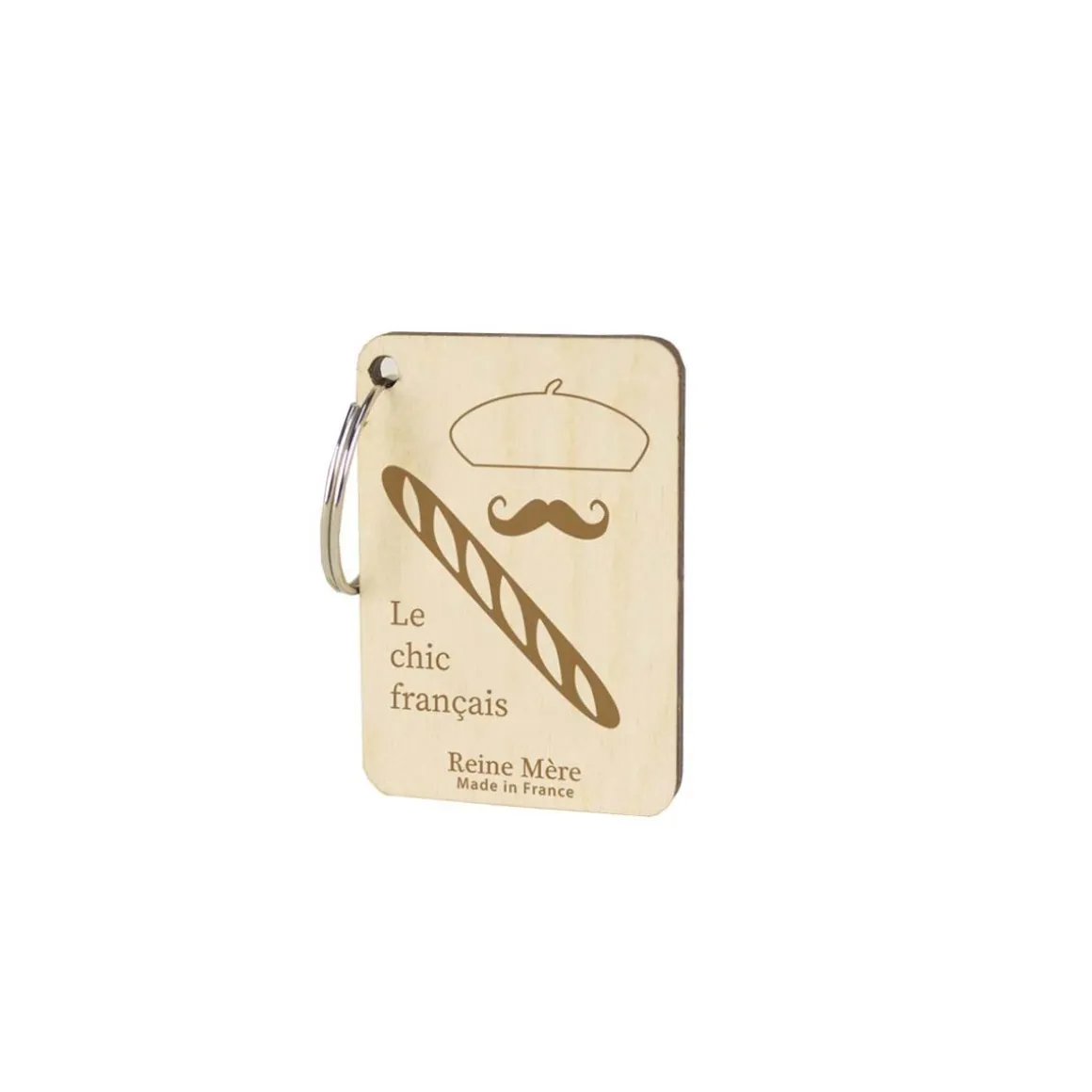 Porte clé en bois Made in France